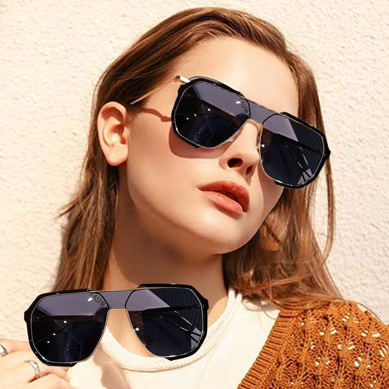 Classic Retro Stylish Large Frame Sunglasses（50% OFF） - ALPINE WEAR