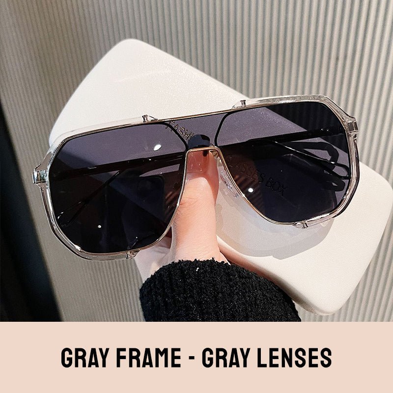 Classic Retro Stylish Large Frame Sunglasses（50% OFF） - ALPINE WEAR