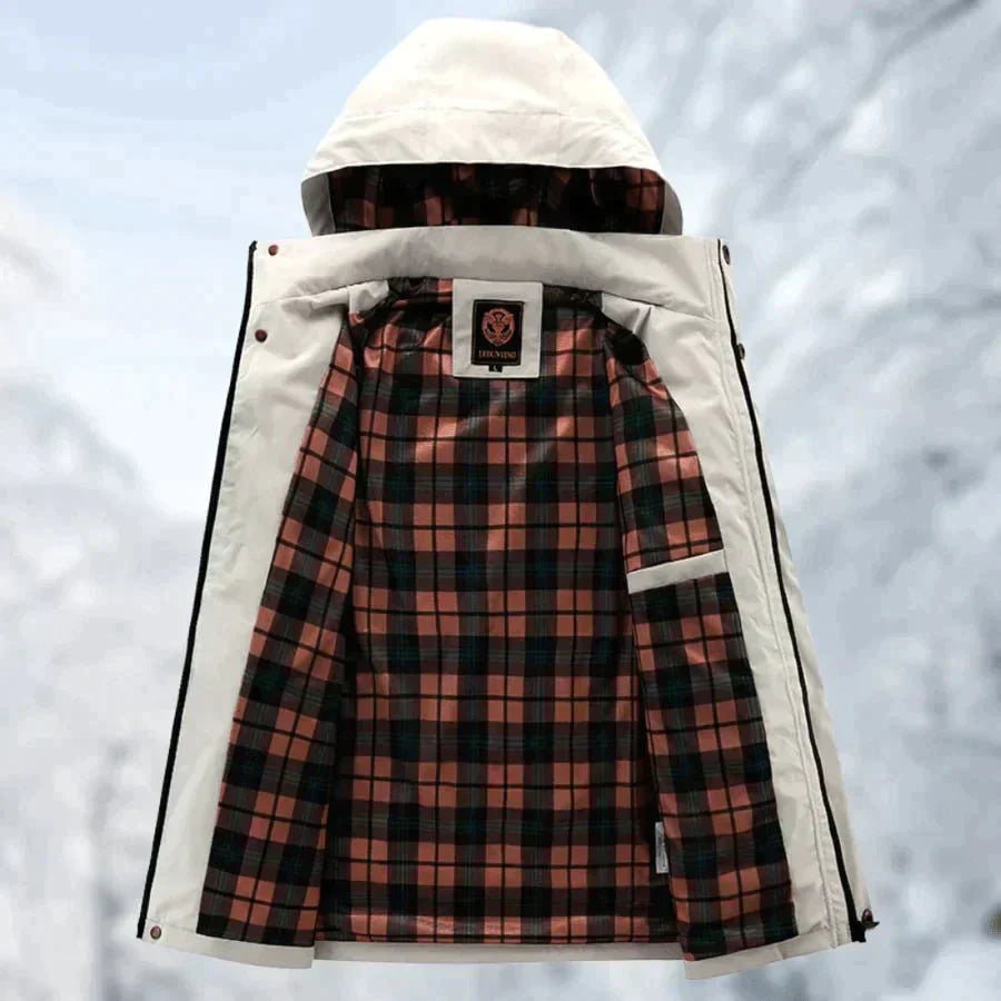 Herren Gefütterte Taktische Winterjacke - Wasserabweisend & Mehrfachtaschen