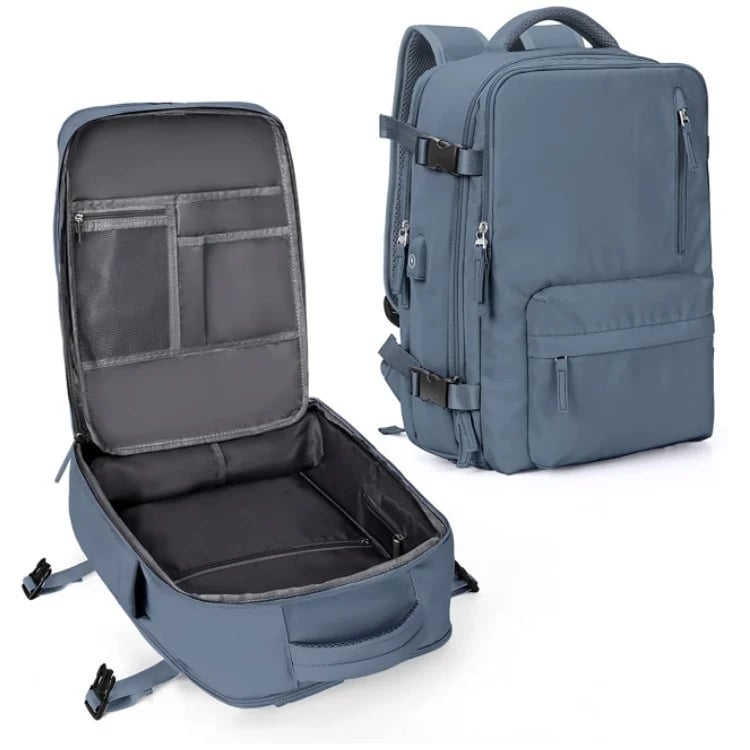 Wasserdichter Reiserucksack - Diebstahlschutz mit USB-Anschluss