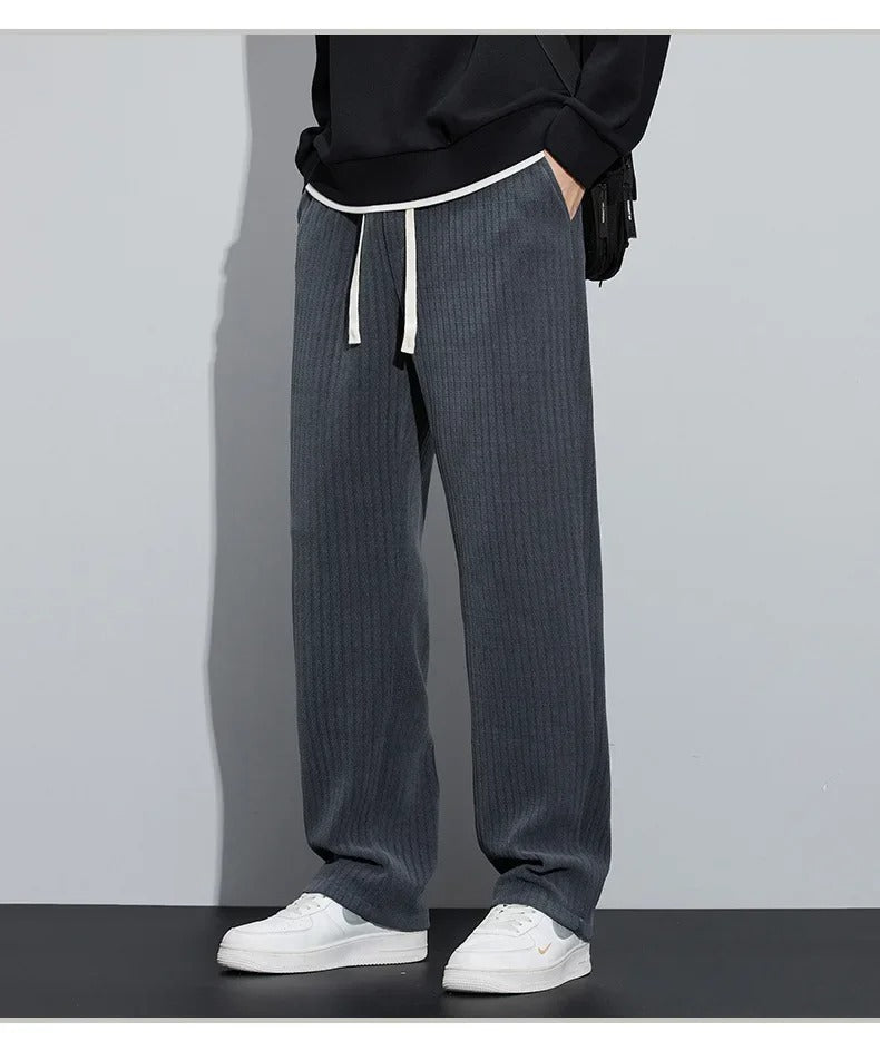 Herren Straight Fit Joggers - Cord & Lässiger Stil