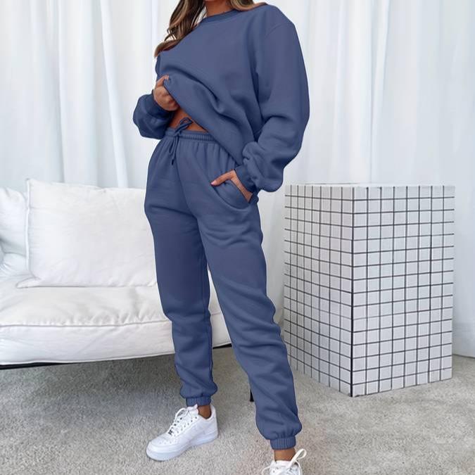 Damen Pullover & Jogger Set - Gemütlich und Stilvoll