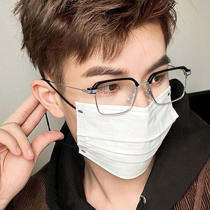 Fashion Anti - blue Light Gradient Square Myopic Glasses - ALPINE WEAR