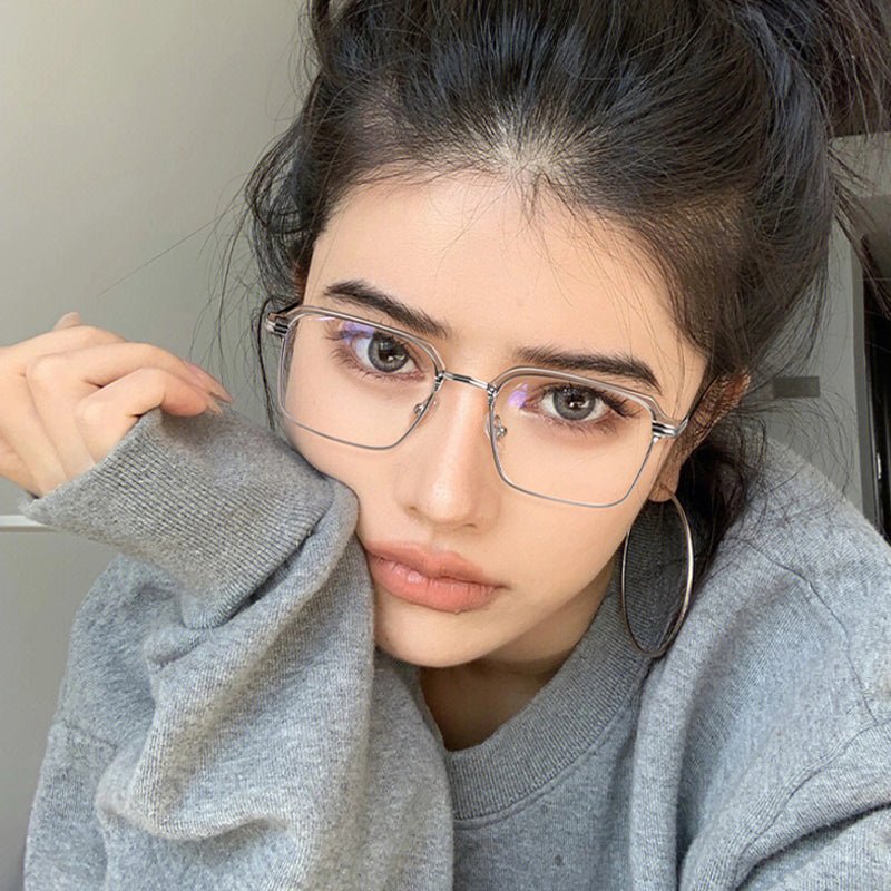 Fashion Anti - blue Light Gradient Square Myopic Glasses - ALPINE WEAR