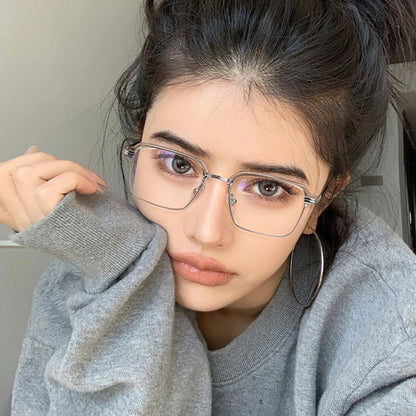 Fashion Anti - blue Light Gradient Square Myopic Glasses - ALPINE WEAR