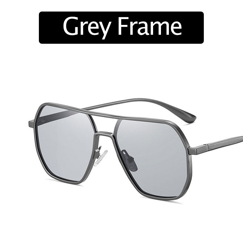 Irregular Frame UV Protection Polarized Lens Sunglasses - ALPINE WEAR