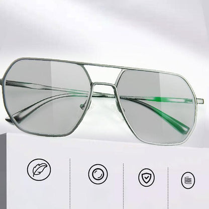 Irregular Frame UV Protection Polarized Lens Sunglasses - ALPINE WEAR