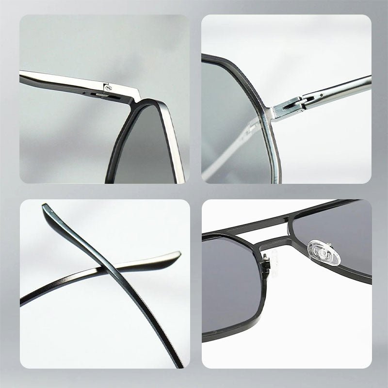 Irregular Frame UV Protection Polarized Lens Sunglasses - ALPINE WEAR