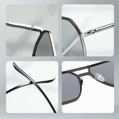 Irregular Frame UV Protection Polarized Lens Sunglasses - ALPINE WEAR