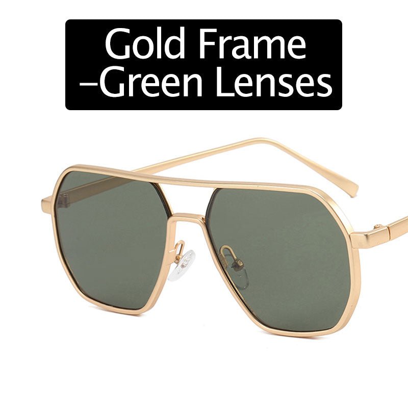 Irregular Frame UV Protection Polarized Lens Sunglasses - ALPINE WEAR