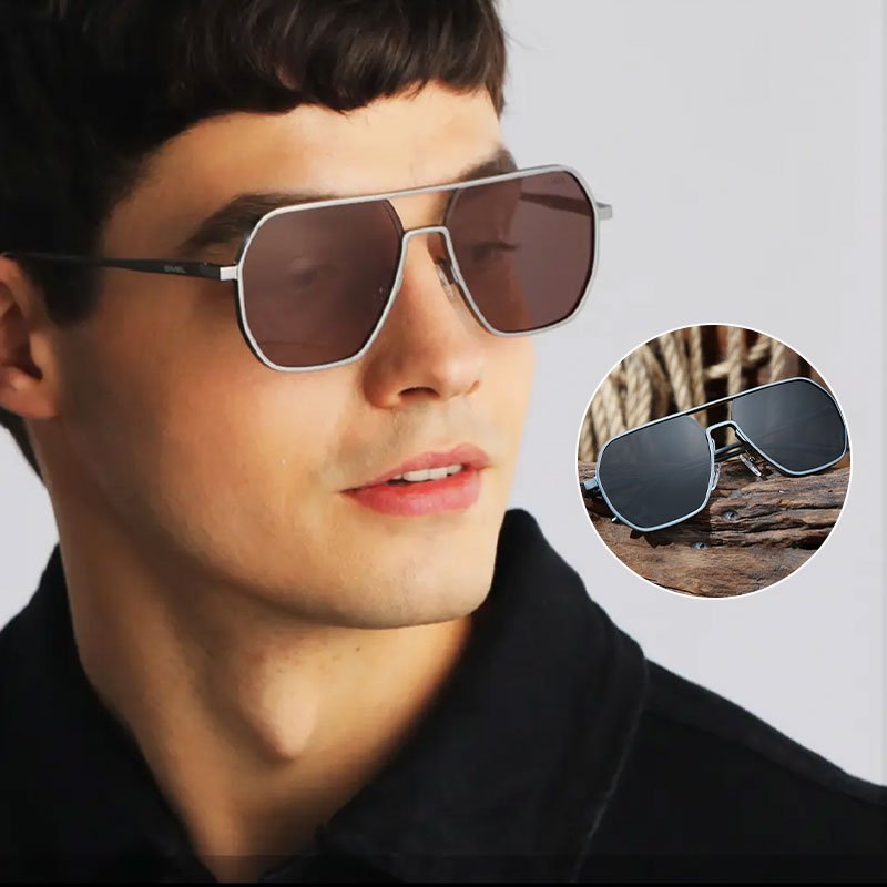 Irregular Frame UV Protection Polarized Lens Sunglasses - ALPINE WEAR