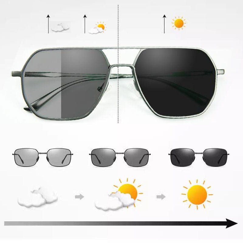Irregular Frame UV Protection Polarized Lens Sunglasses - ALPINE WEAR