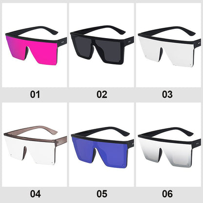 Large Frame One Piece Lens Sunglasses - ALPINE WEAR