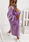 Damen Lange Strickjacke – Warme Oversized-Passform