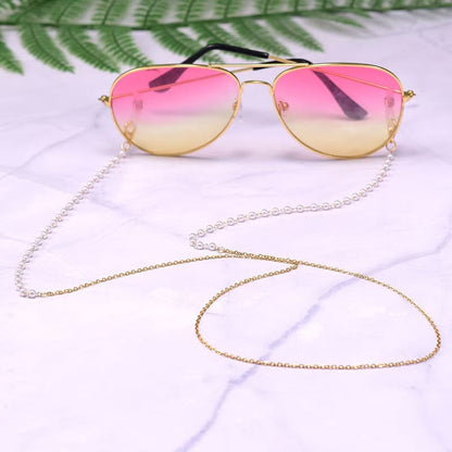 Luxe Pearl Chain – Elegant Eyewear Accessory - ALPINE WEAR