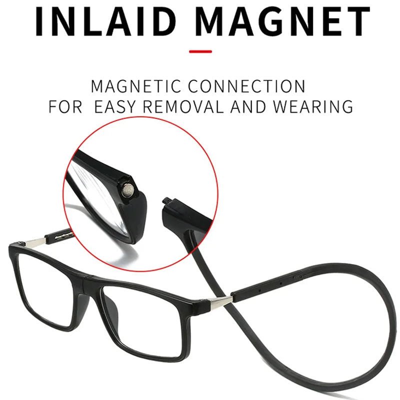 Magnetic Neck Hanging Anti - Lost Anti - Blue Light Reading Glasses - ALPINE WEAR
