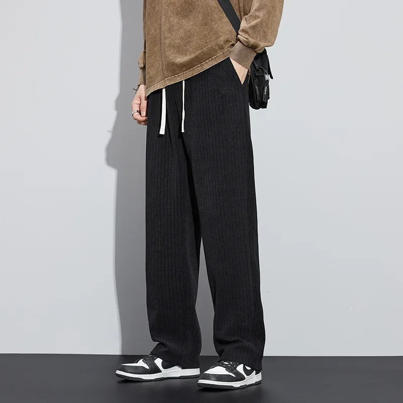 Herren Straight Fit Joggers - Cord & Lässiger Stil