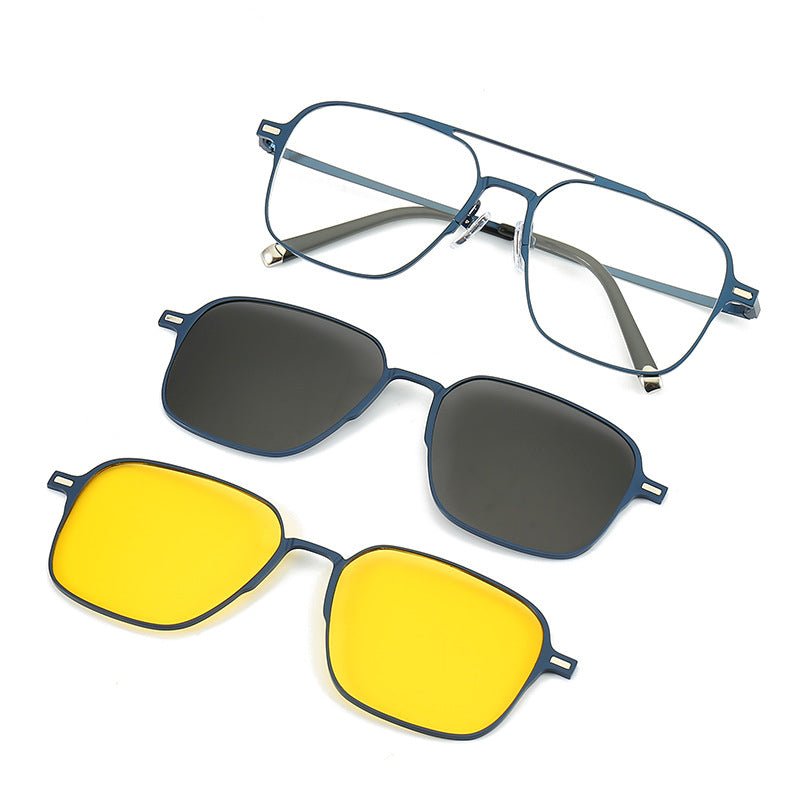 🔥😎Men And Women 3 In 1 Magnetic Polarized Sunglasses - ALPINE WEAR