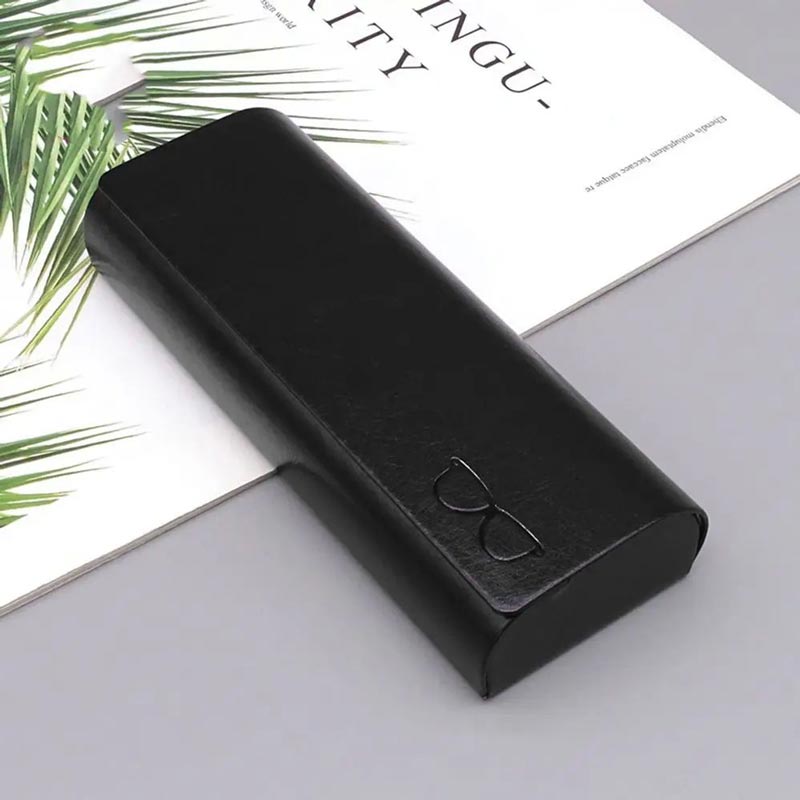 Minimalist Hard Leather Glasses Case - ALPINE WEAR