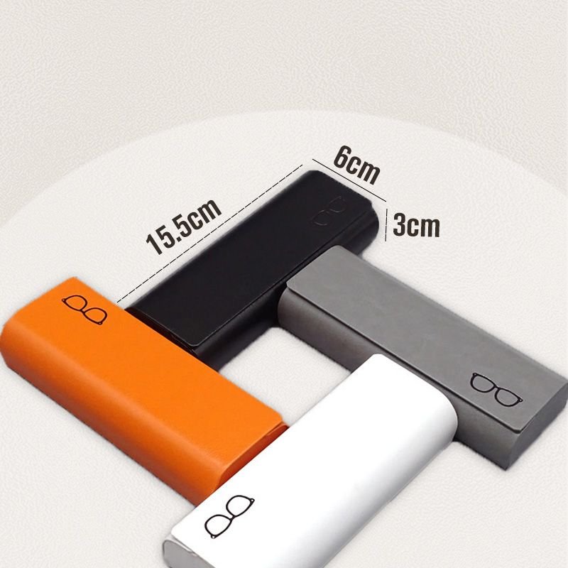 Minimalist Hard Leather Glasses Case - ALPINE WEAR