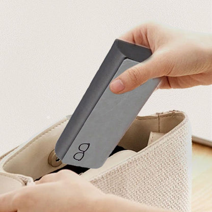 Minimalist Hard Leather Glasses Case - ALPINE WEAR