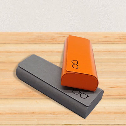 Minimalist Hard Leather Glasses Case - ALPINE WEAR