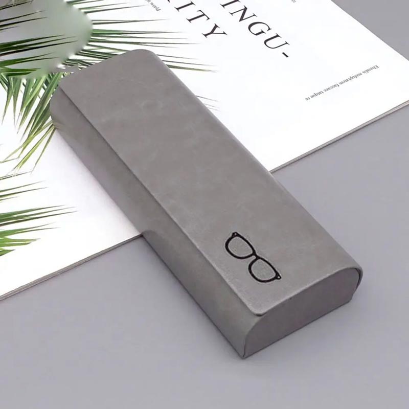 Minimalist Hard Leather Glasses Case - ALPINE WEAR