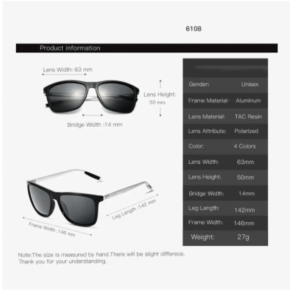 New Design Aluminum Magnesium Men Polarized Sunglasses（50% OFF） - ALPINE WEAR