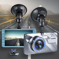 Kabellose Front- und Heck-Silber-Dashcam - Full HD mit Nachtsicht