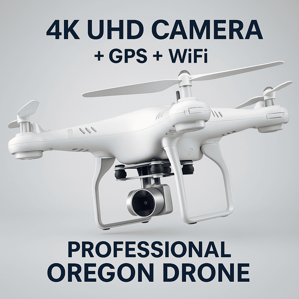 Professional Oregon Drone with 4K Full HD Camera, GPS, Wifi + 9 Free Gifts - ALPINE WEAR