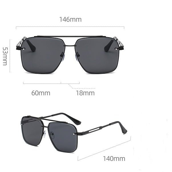 Retro Gradient Sunglasses with UV400 Protection - ALPINE WEAR