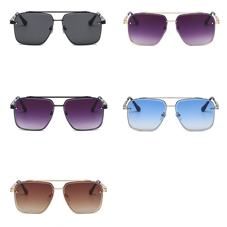 Retro Gradient Sunglasses with UV400 Protection - ALPINE WEAR