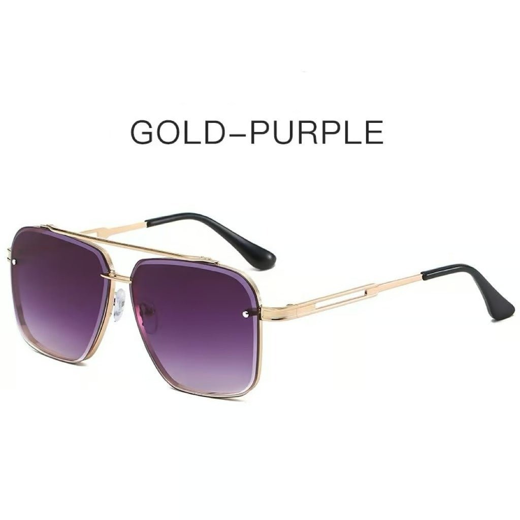Retro Gradient Sunglasses with UV400 Protection - ALPINE WEAR