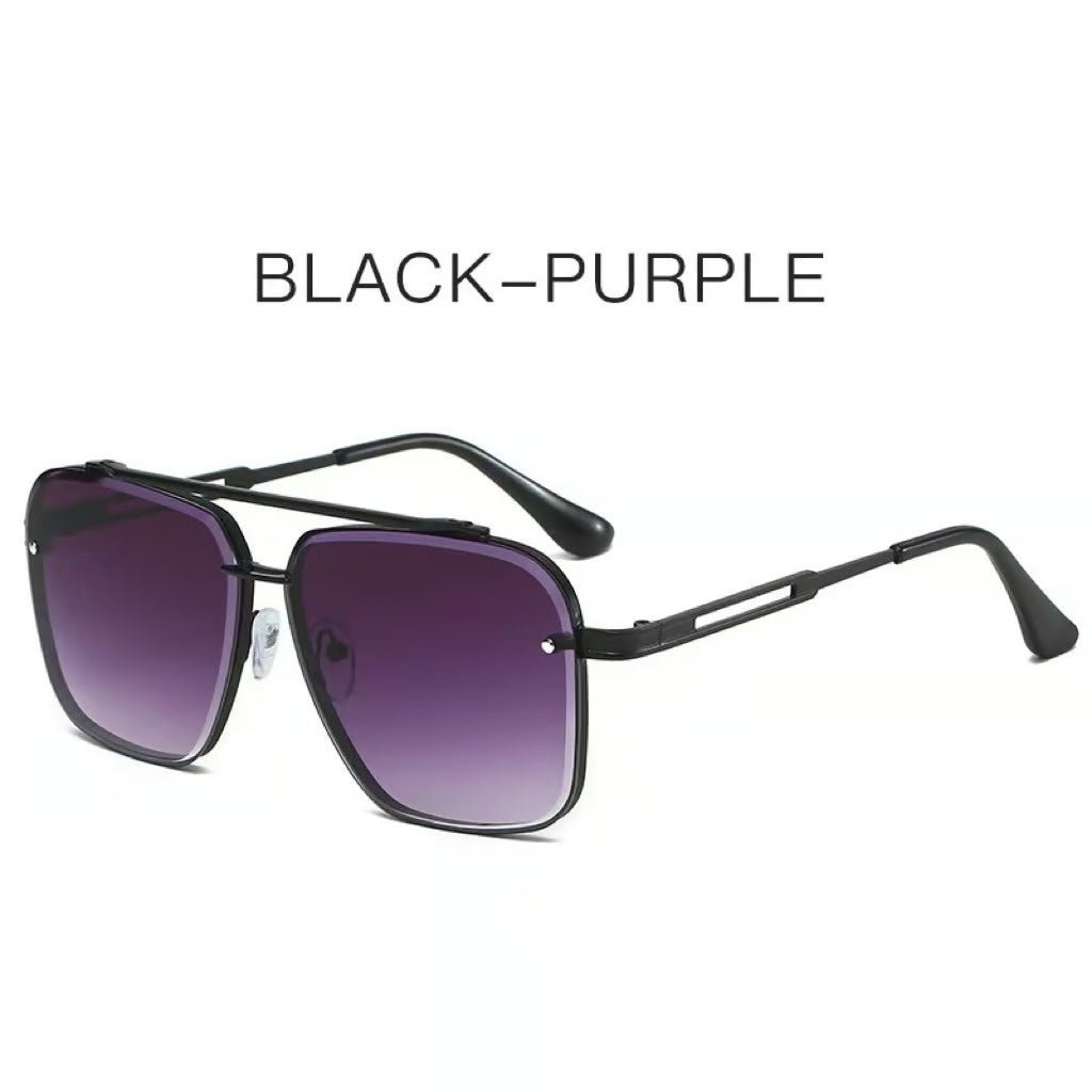 Retro Gradient Sunglasses with UV400 Protection - ALPINE WEAR