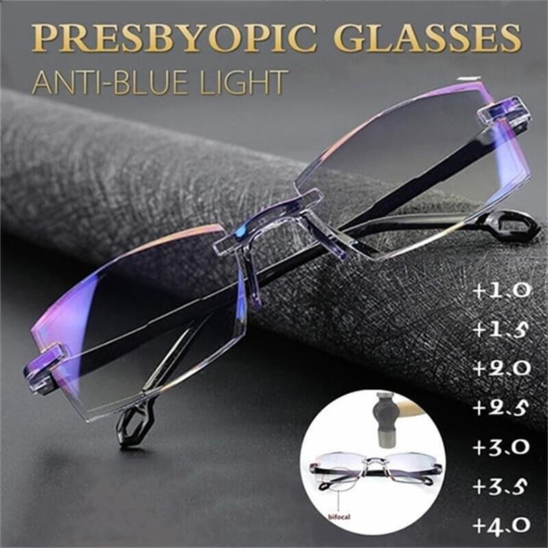 Sapphire High Hardness Anti Blue Light Intelligent Dual Focus Reading Glasses - ALPINE WEAR