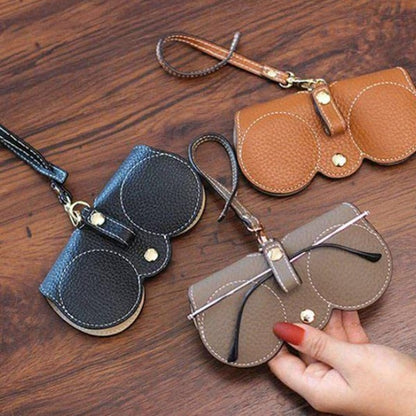 Soft Leather Sunglasses Bag - ALPINE WEAR