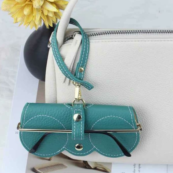 Soft Leather Sunglasses Bag - ALPINE WEAR