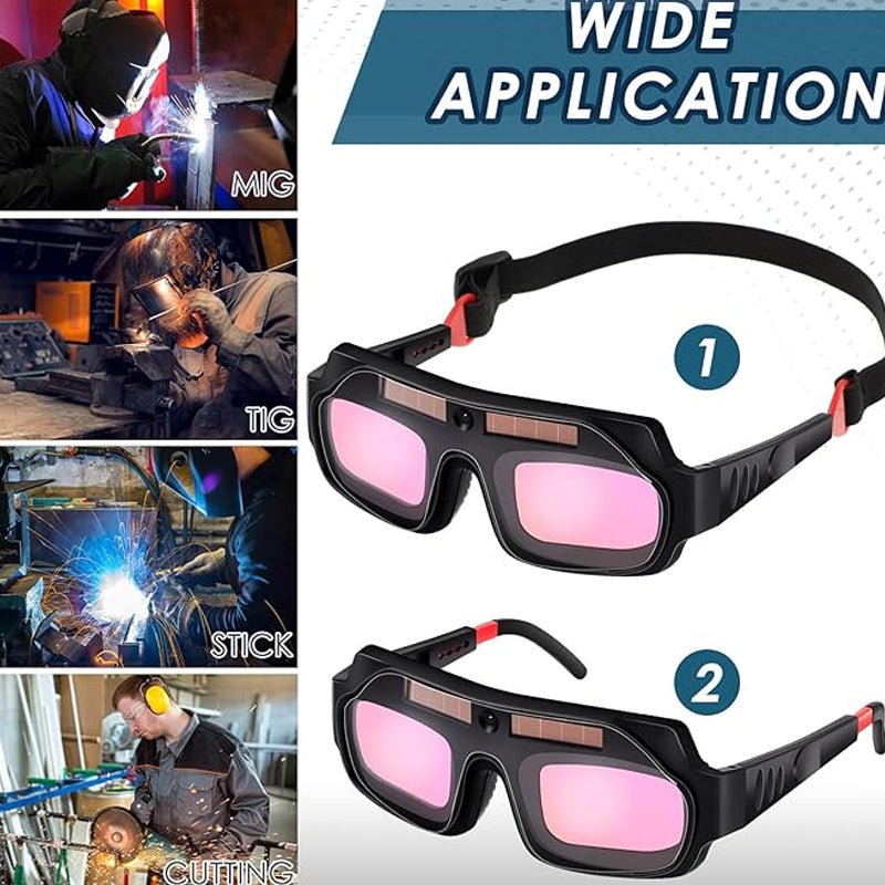 Solar - Powered Auto - Light - Changing Welding Glasses - ALPINE WEAR