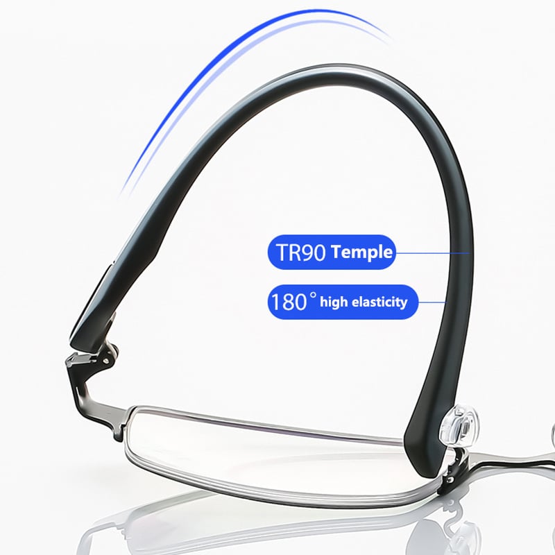 Titanium Multi - focus Reading Glasses Photochromic Progressive Double Light Anti - blue Light - ALPINE WEAR