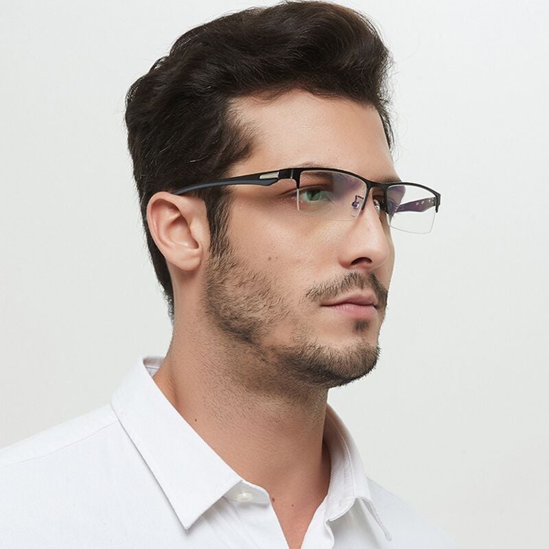 Titanium Multi - focus Reading Glasses Photochromic Progressive Double Light Anti - blue Light - ALPINE WEAR