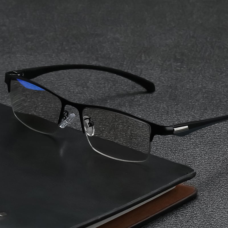 Titanium Multi - focus Reading Glasses Photochromic Progressive Double Light Anti - blue Light - ALPINE WEAR