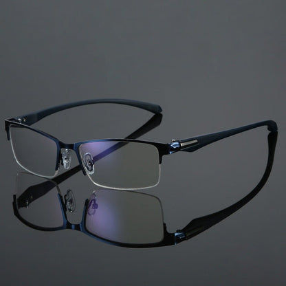 Titanium Multi - focus Reading Glasses Photochromic Progressive Double Light Anti - blue Light - ALPINE WEAR