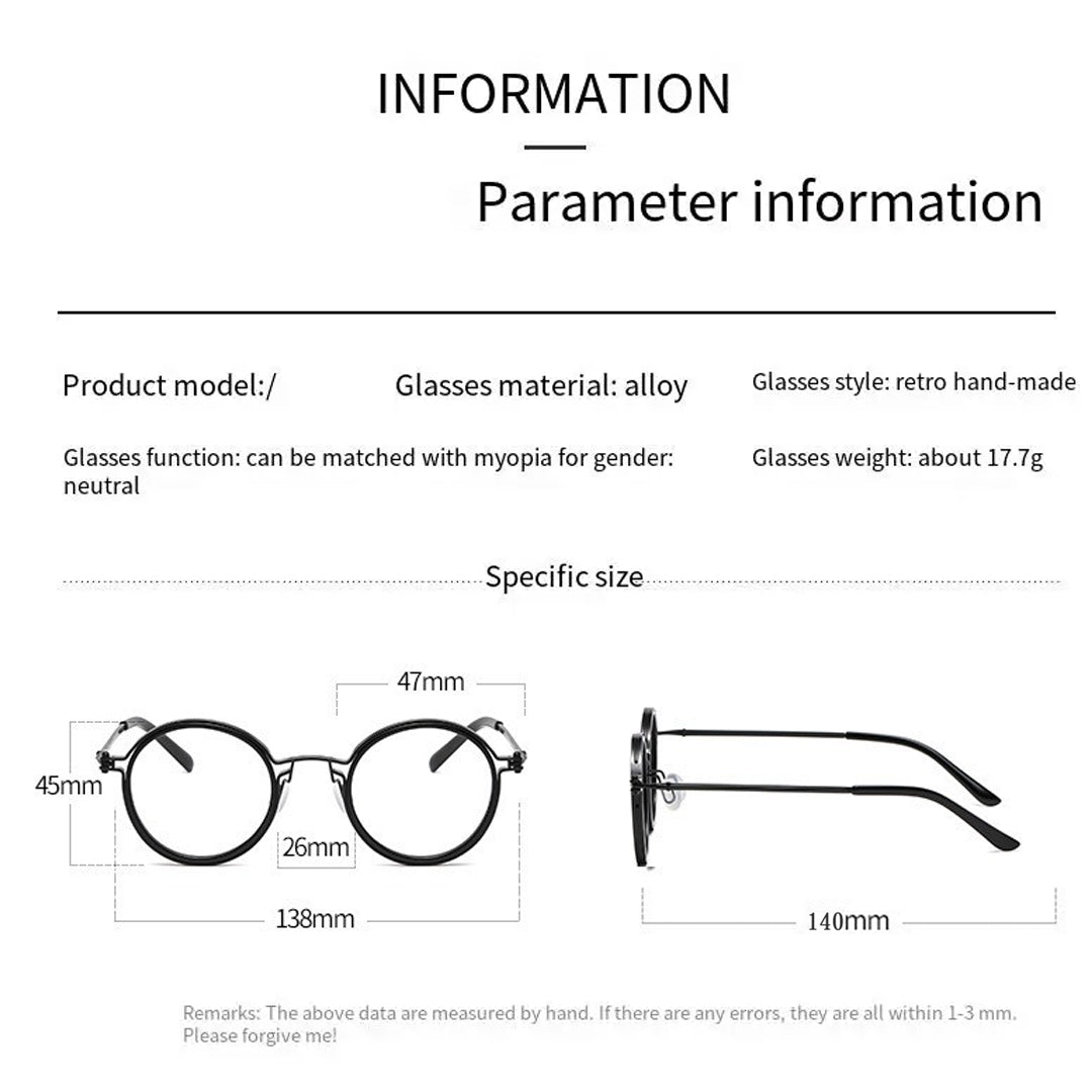 Ultra - Light Optical Glasses Hyperopia Anti - Blue Light Reading Glasses - ALPINE WEAR