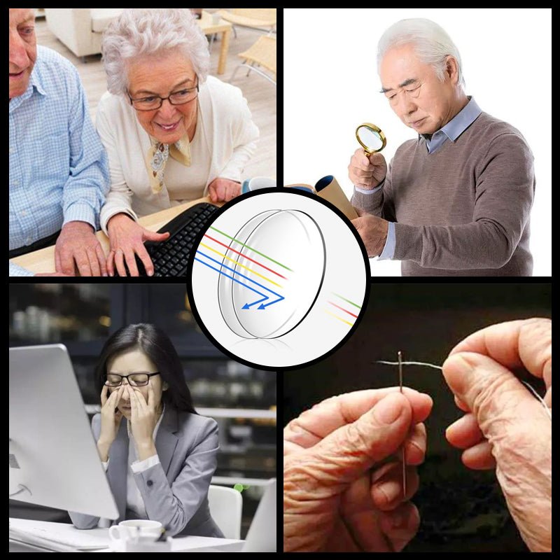 Ultra - lightweight Geometric Shape Reading Glasses - ALPINE WEAR
