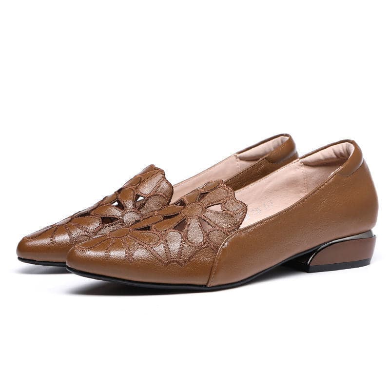 Videl Women's Leather Loafers - ALPINE WEAR