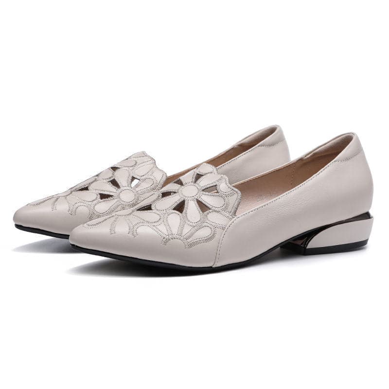 Videl Women's Leather Loafers - ALPINE WEAR