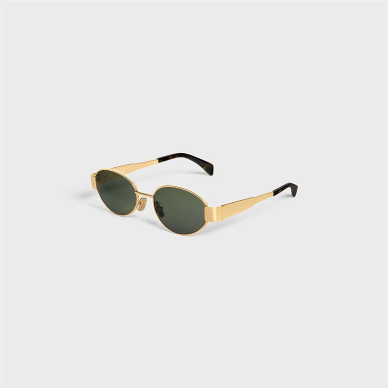 Vintage Oval Frame Sunglasses With Case（50% OFF） - ALPINE WEAR