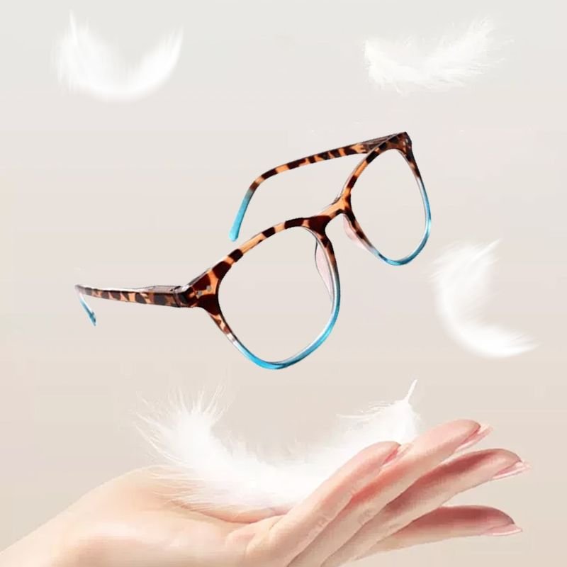 Women's Sexy Leopard Print Anti - Blue Light Gradient Reading Glasses - ALPINE WEAR